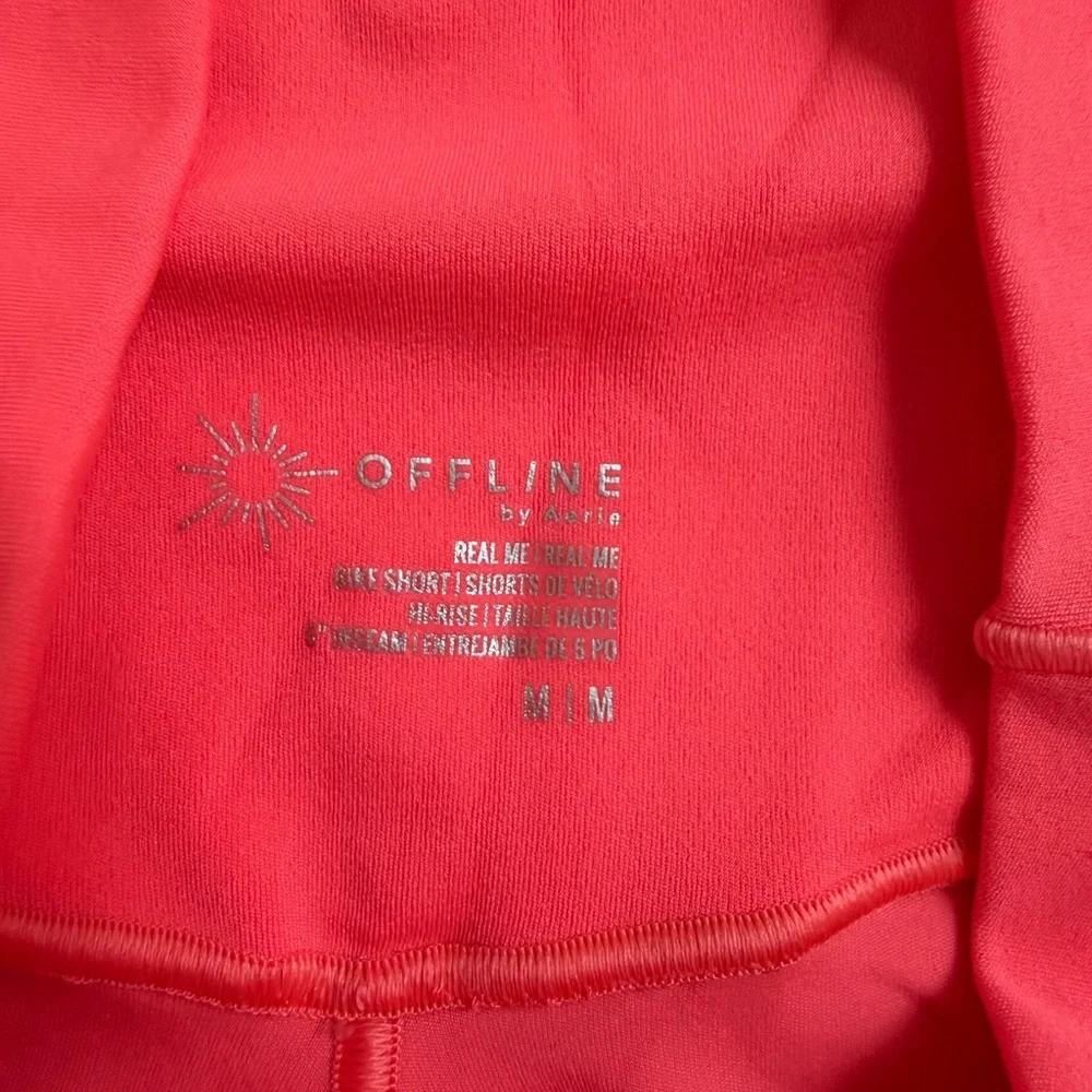 Aerie Vibrant Pink Bike Shorts - Picture 2 of 2